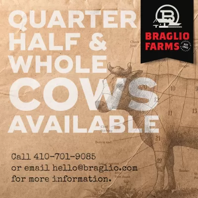 quarter half and whole cows
